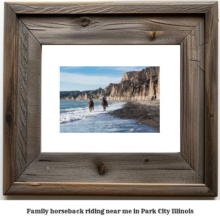 family horseback riding near me in Park City, Illinois